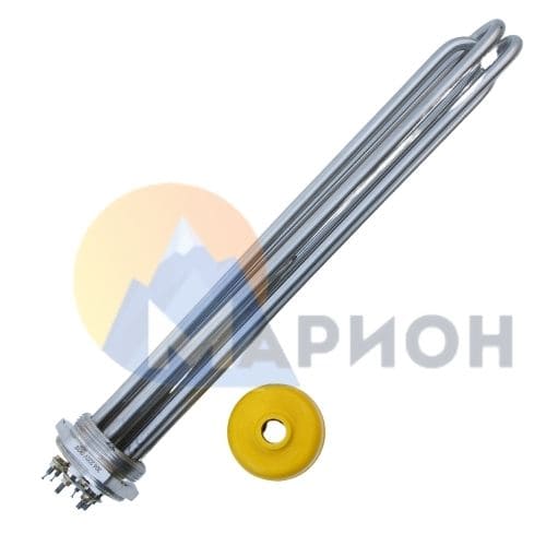Блок ТЭН-9,0кВт, 220В (400мм.) G2" нерж/нерж (трубка + колпак) SZH