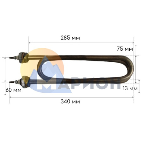 ТЭН для воды 120 А 13/5.0 J 220 (G1/2; мо 60; Ф7)